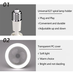 CoolLight Remote Fan