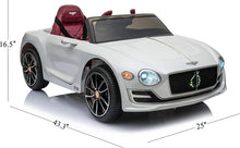 Load image into Gallery viewer, Bentley 12V Electric Car (White)