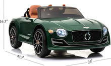 Load image into Gallery viewer, Bentley 12V Electric Car (Green)