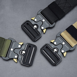 Men's Belt Army Outdoor Hunting Tactical Multi Function Combat Survival High Quality Marine Corps Canvas For Nylon Male Luxury - ThisIsWhyYourFly