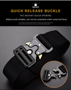 Men's Belt Army Outdoor Hunting Tactical Multi Function Combat Survival High Quality Marine Corps Canvas For Nylon Male Luxury - ThisIsWhyYourFly