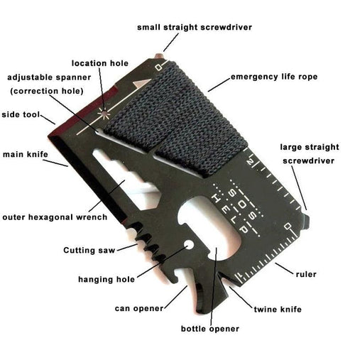 SurvivalCard Pocket Tool - ThisIsWhyYourFly
