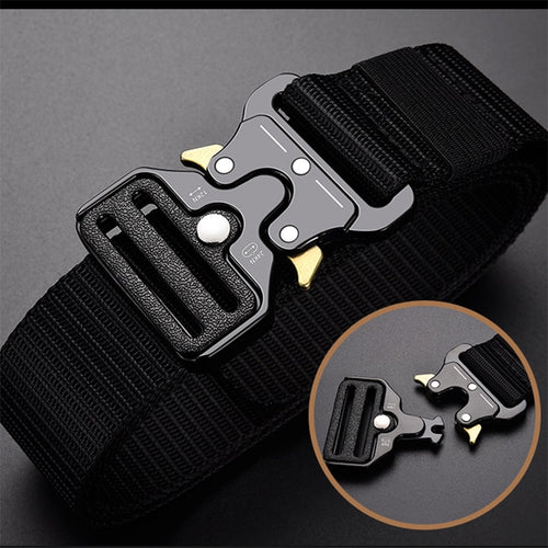 Men's Belt Army Outdoor Hunting Tactical Multi Function Combat Survival High Quality Marine Corps Canvas For Nylon Male Luxury - ThisIsWhyYourFly