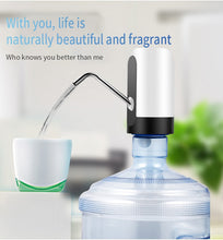 Load image into Gallery viewer, Bottle Pump USB Charging Automatic Electric Water Dispenser Pump One Click Auto Switch Drinking Dispenser - ThisIsWhyYourFly