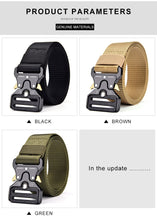 Load image into Gallery viewer, Men&#39;s Belt Army Outdoor Hunting Tactical Multi Function Combat Survival High Quality Marine Corps Canvas For Nylon Male Luxury - ThisIsWhyYourFly