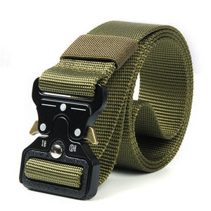 Men's Belt Army Outdoor Hunting Tactical Multi Function Combat Survival High Quality Marine Corps Canvas For Nylon Male Luxury - ThisIsWhyYourFly